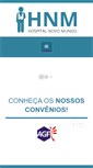 Mobile Screenshot of hospitalnovomundo.com.br